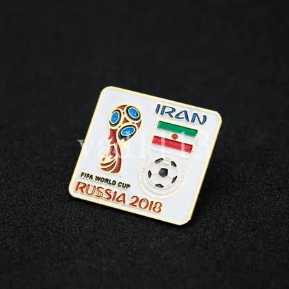 фото, Футбол - значок из серии  "Чемпионат Мира 2018" участник - Иран