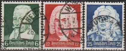фото, 1935 - Рейх - Композитори Mi.573-75 _3.0 €