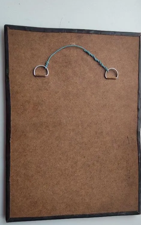 Красивая винтажная чеканка &quot;Мать и дитя в саду&quot; СССР mf544 Продаж