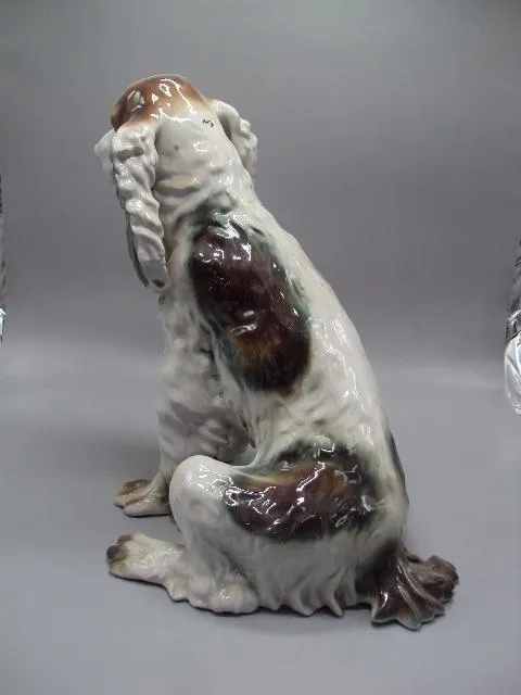 Купити Фигура фарфор статуэтка собака кокер спаниель собачка большая высота 32,5 см №14259