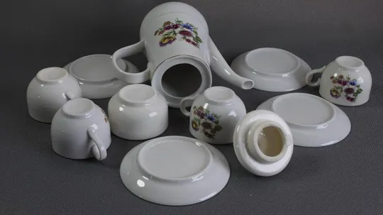 Игрушечный набор посуды БУ фарфор іграшковий ляльковий порцеляновий сервіз З аукціону