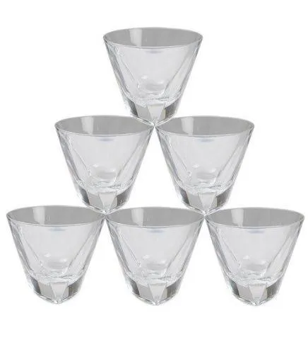 Набор низких стаканов для виски Bohemia Triangle 29j22/0/93k50/320 320 мл 6 шт Ціна