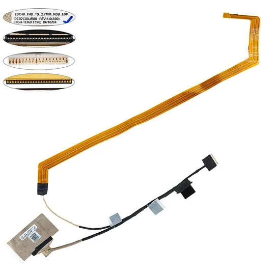 Шлейф матриці для ноутбука DELL  (7400,E7400) 40 0.5 FHD (DC02C00JR00) Ціна