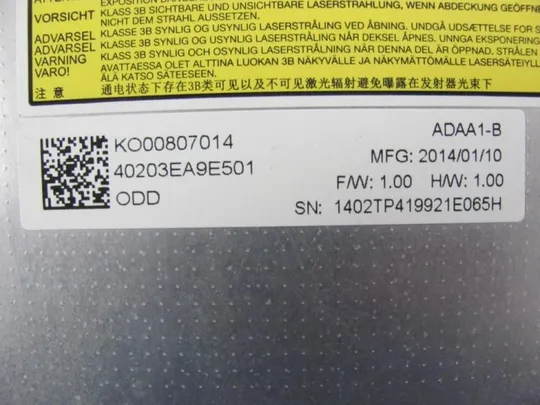 №21-5 DVD-привод UJ8E0 ADAA1-B KO00807014 для ACER Aspire V3-772G оригінал Продаж