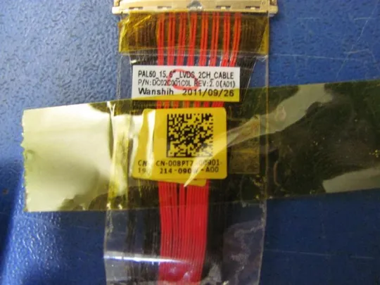 номер0200-27 Шлейф матриці 008PT7 0MR9MM для Dell Latitude E6520 Шлейф дисплея Шлейф підключення дисплея Шнур для відеоекрана Шлейф екрана Laptop matrix cable оригінал Продаж