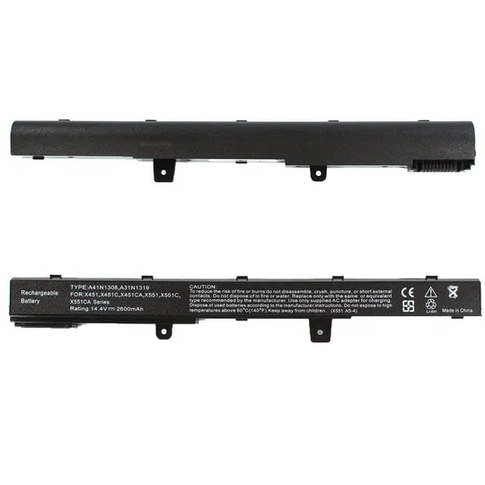 Батарея для ноутбука ASUS A31N1319 (X451MA, X551MA, F551MA, F200MA) 14.4V 2600mAh, Black Ціна