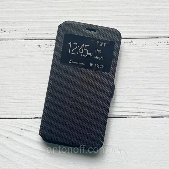 Чохол-книжка Doogee X9 Pro для телефону (з віконцем) Чорний Ціна