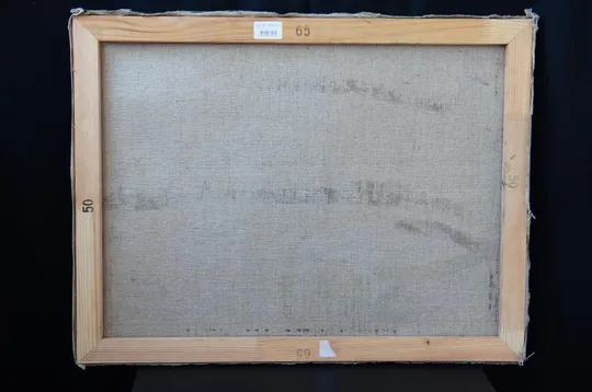 Картина Пейзаж лес, деревья, подписная F.S. Холст масло 65,5 х 50 см №220 Інтернет-аукціон