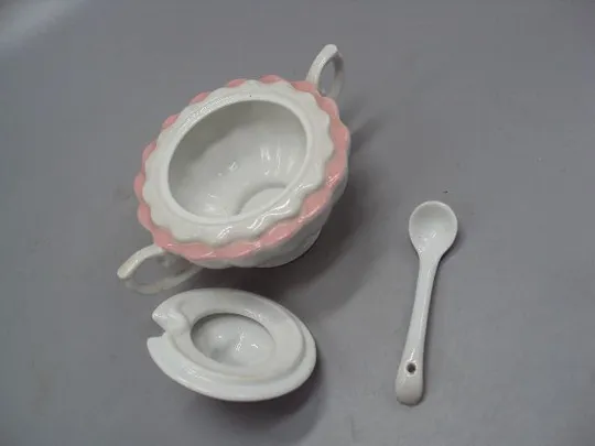 Сахарница фарфор Италия car bomboniere modello depositato design sandro bessi высота 8,5 см №14202 Характеристики