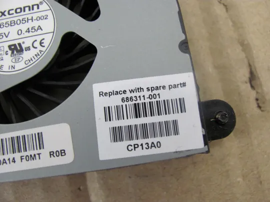 номер0033-14 Вентилятор (кулер, FAN) 686311-001 49010AN00-546-G для HP EliteBook 8560P 8570P термотрубка системи охолодження система охолодження Охолоджувальна система Кулери та системи охолодження Охолодження материнської плати cooling system Продаж