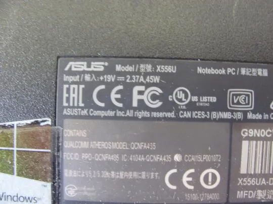 №75-13 Кришка (дно, корито, піддон) корпуса 13N0-UAA0D01 для Asus K556U оригінал З аукціону