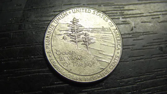 5 центів 2005 D США Вихід до океану Ціна