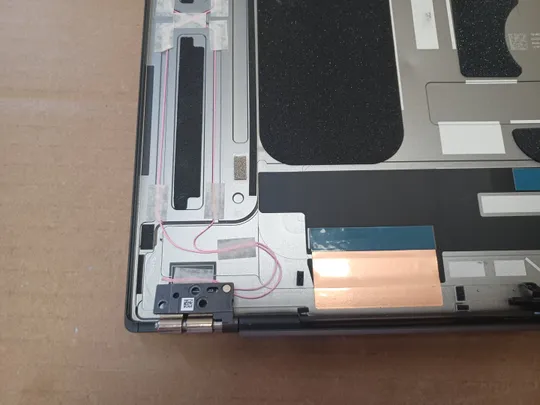 номер1056-2 кришка матриці 0MC6T9 з петлями для Dell  XPS17 XPS 17 9700 Precision 5750 Кришка дисплея Тильна кришка Корпус матриці Верхня кришка matrix cover Top Case LCD Cover Rear Lid Back Cover Housing Cabinet оригінал Інтернет-аукціон