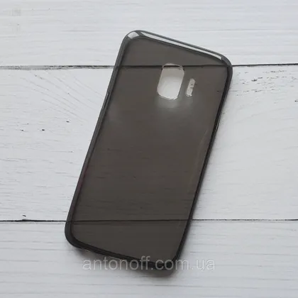 фото, Чохол Samsung J260F Galaxy J2 Core 2018 для телефону сірий силіконовий