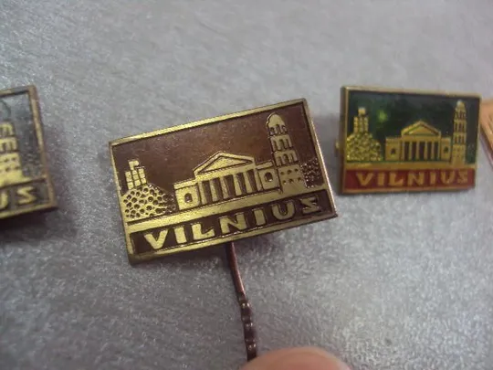 Купити знак вильнюс литва тяжелый лот 6 шт №2654