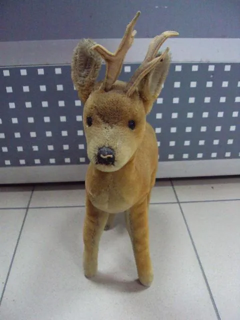 Детская игрушка флок олень олененок высота 36-36,5 см №11001 Недорого