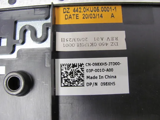 822-43 Кришка панель палмрест 098XH5 460.0KU0H.0001 00WNM6  клавіатура робоча з підсвіткою   для DELL Inspiron15 5501 5502 5505 оригінал На торгах