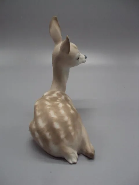 Фигура фарфор статуэтка олень Испания LLADRO олененок высота 16 см под реставрацию №452п Продаж