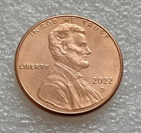 (8143 ря) 1 цент 2022 D США Ціна