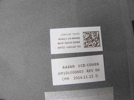 596-23  кришка матриці 0FVX0Y AM1DL000603 для Dell Latitude E7470 7470 оригінал Характеристики