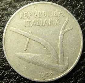 Купити 10 лір 1954 Італія