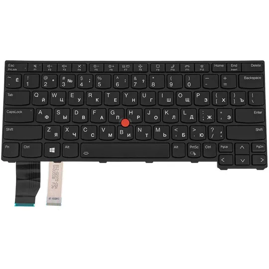 Купити Клавіатура для ноутбука Lenovo (ThinkPad: X13 Gen 3) rus, black, підсвічування клавіш