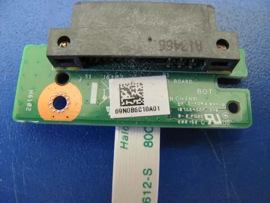 №16-21 Плата роз&#039;єму DVD 69N0B6C10A01 для Lenovo Ideapad G700 G705 G710 Z710 оригінал З аукціону