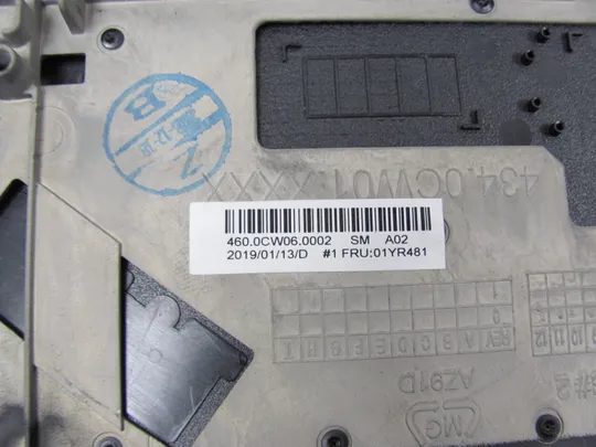 729-3  Кришка панель палмрест 460.0CW06.0002 01YR481 для Lenovo ThinkPad T580 P52S оригінал На торгах
