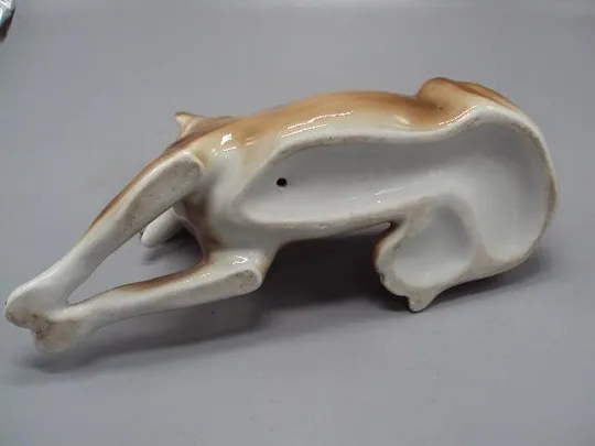 Фигура фарфор статуэтка Германия собака овчарка собачка высота 13,7 см, длина 21,4см скольчик №13993 Недорого