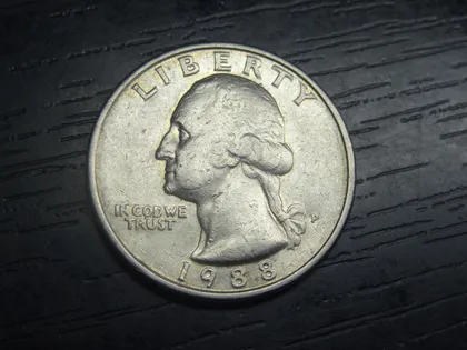 фото, 1/4 долара США 1988 P