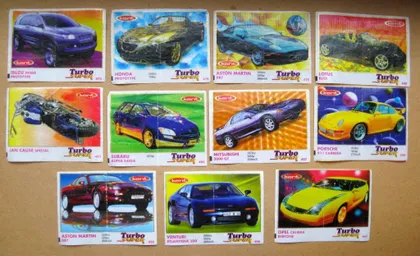 фото, ВКЛАДИШІ від ЖУЙОК = Турбо - Turbo Kent Super - серія 471 - 540 = 22 шт.