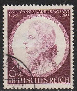 фото, 1941 - Рейх - 150 років смерті Моцарта Mi.810