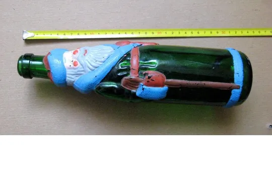 ДІД МОРОЗ - Дед Мороз = бутылка от шампанского = СССР - СРСР Інтернет-аукціон