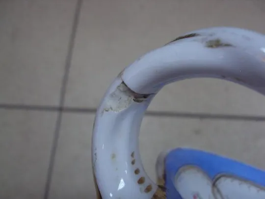 Тарелка блюдо поднос с ручкой Карл Тильш фарфор узор цветочки Porzellanfabrik C.Tielsch Силезия №107 Де купити