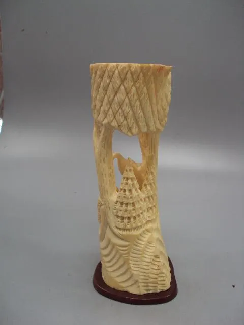 Карандашница кость сказка лиса и журавль высота 17 см вес 294 г №13681 Де купити