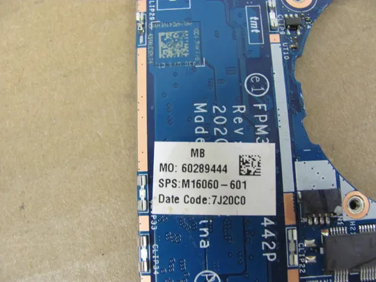 825-46 материнська плата SRJ7T i5-10310U FPM30 LA-J442P M16060-601  для HP EliteBook X360 1030 G7 оригінал Характеристики