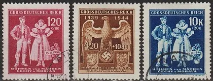 фото, 1944 - Рейх - Богемія - 5 років Протекторату Mi.133-35 _4.0 €