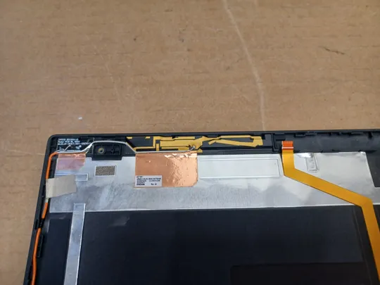 номер1043-6 кришка матриці AQ16Q000600 зі шлейфом web для Lenovo ThinkPad T480S Кришка дисплея Тильна кришка Корпус матриці Верхня кришка matrix cover Top Case LCD Cover Rear Lid Back Cover Housing Cabinet оригінал Інтернет-аукціон