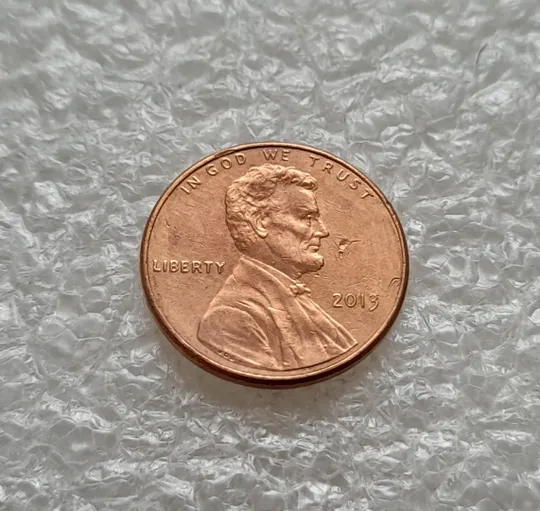 Купити (8199 ря) 1 цент 2013 без мітки монетного двору США