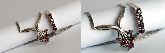 Гарнітур: кольє та каблучка, срібло, Німеччина Де купити