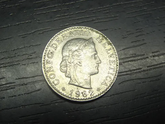 20 рапенів 1962 Швейцарія Ціна