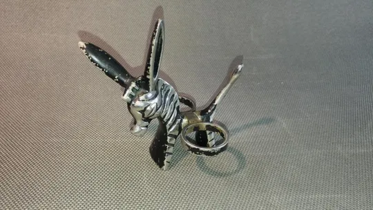 Солонка стара радянська віслюк зебра металева фігурка статуетка Вживане Ціна