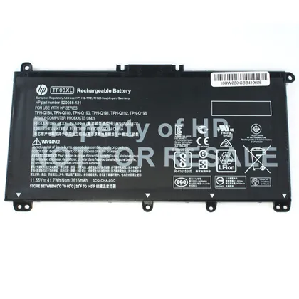 фото, Оригінальна батарея для ноутбука HP TF03XL (Pavilion 15-CC, 15-CD series) 11.55V 41.9Wh Black