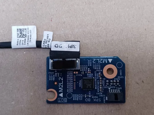 номер1060-11 плата бічного динаміка 0WN2PH зі шлейфом  02WXMK для Dell Inspiron 7620 2in-1  оригінал З аукціону