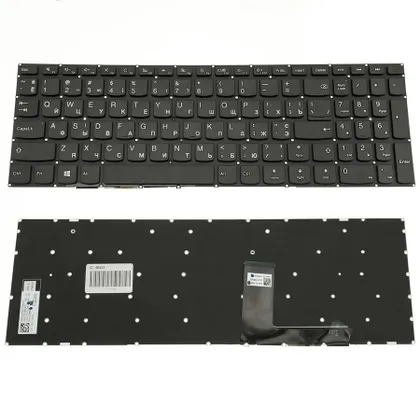 фото, Клавіатура для ноутбука LENOVO (IdeaPad 110-15ACL) rus, black, без фрейма (оригінал)