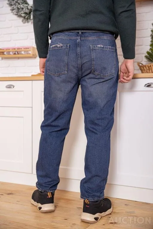 Джинсы мужские, цвет темно-синий, 157R3325009 Продаж