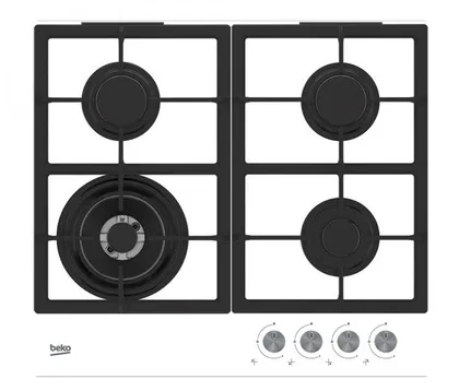 фото, Газова панель Beko HILW64225SW