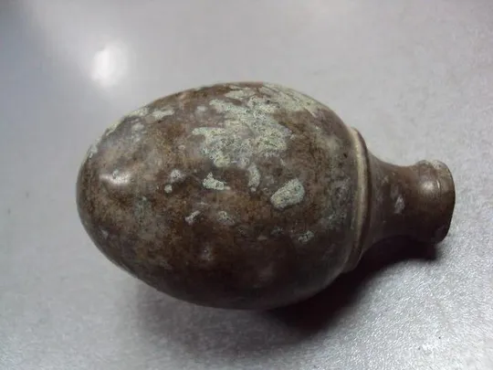 Деталь запчасть фрагмент к кровати или часам запасная часть медь высота 8,5 см №11475 З аукціону