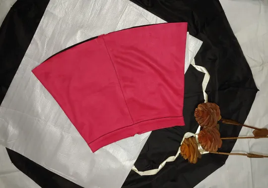 Плотная тёплая подростковая Юбка на замке цвет фуксия размер 38 Інтернет-аукціон