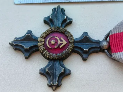 фото, Почесні нагрудні знак Головнокомандувача Збройних Сил України СТАЛЕВИЙ ХРЕСТ!